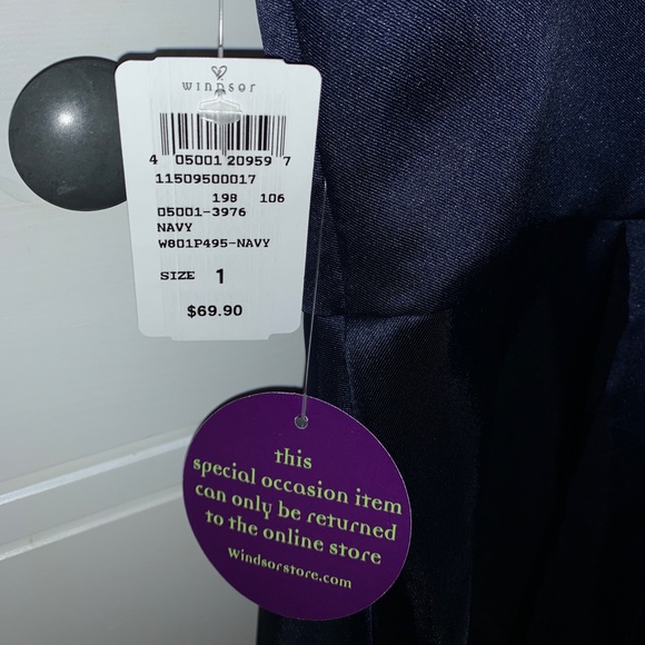 Navy dress - Picture 2 of 3